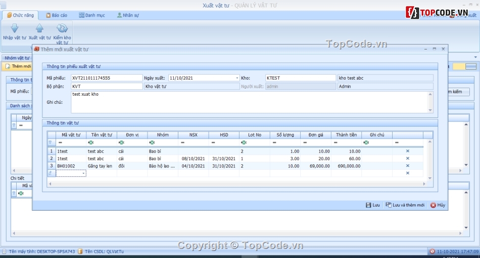 winform c#,c# devexpress,quản lý kho vật tư,source code,entityframework,kho theo lô